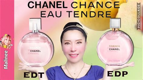 chanel chance edp vs edt